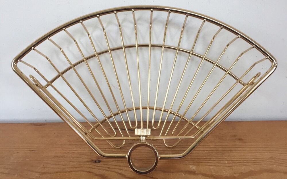 Goldtone Brass Bronze Corner Shower Caddy Replacement Basket for Tension Pole